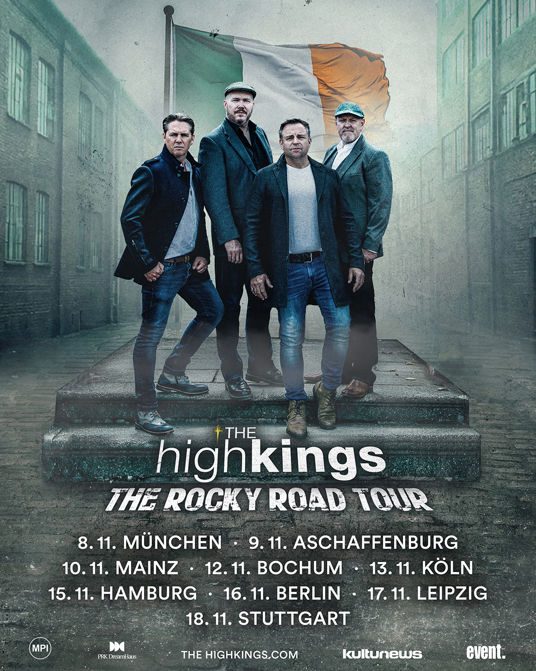 The High Kings The Rocky Road Tour Poster 2026